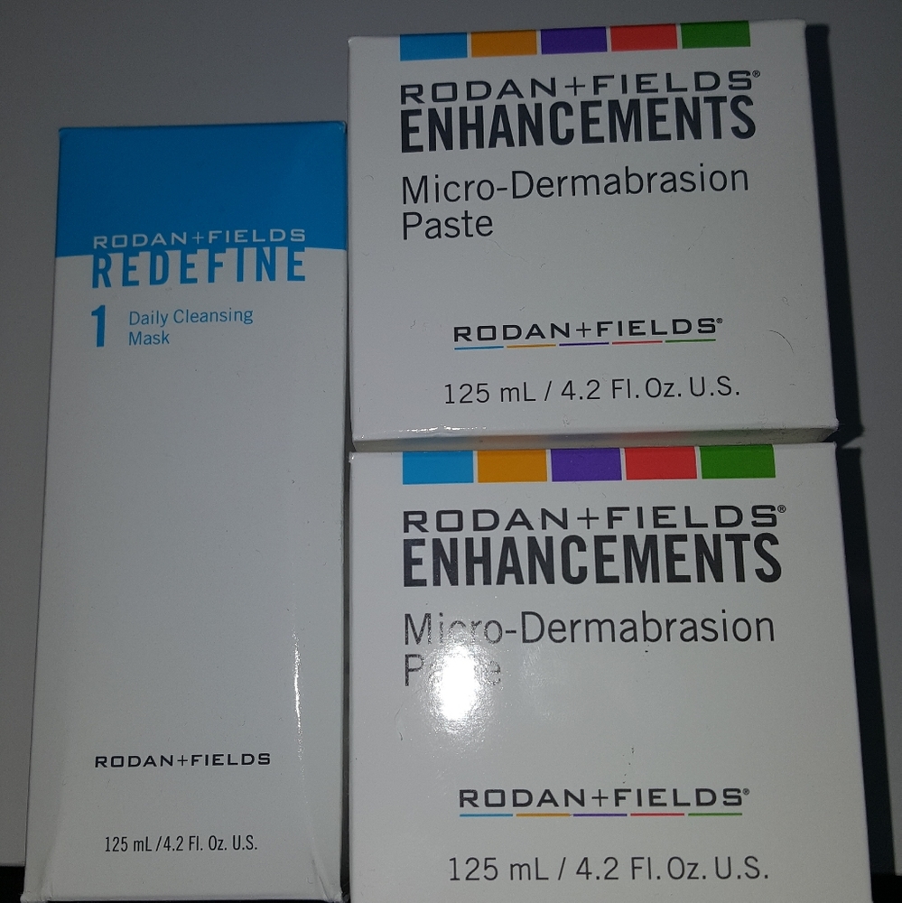 Daily cleansing mask  and microderm paste RF